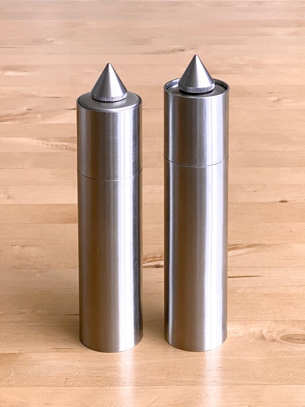 Vintage Peugeot Salt Pepper Grinders Mills Stainless Steel